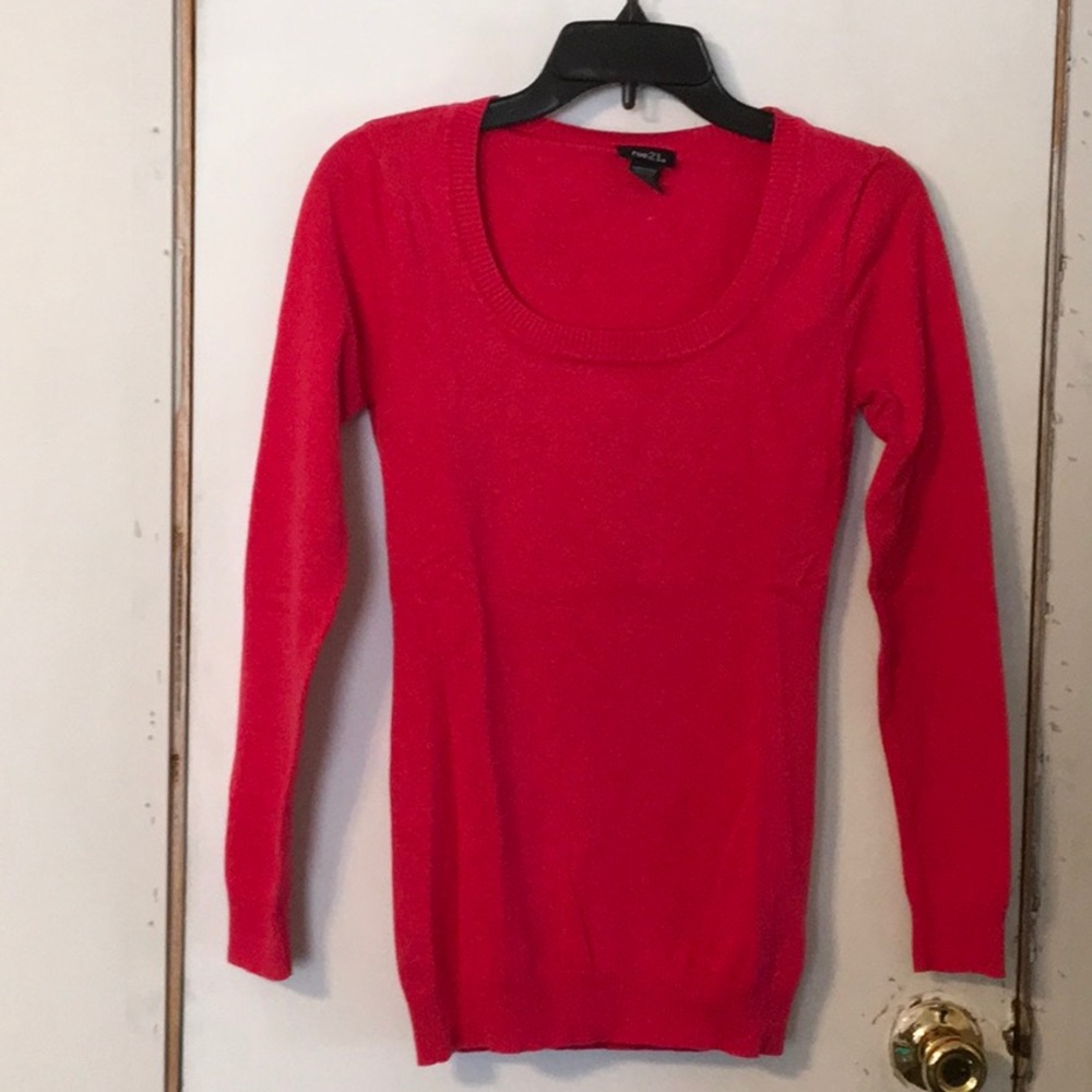 Rue21 Bright Red/Pink Sweater